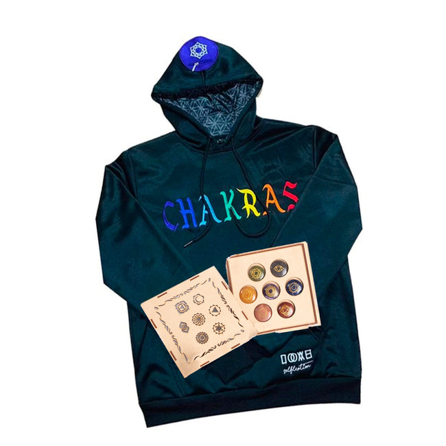 Selflextion Chakra Hoodie & Stone Set Hover Image