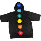 The Selflextion Short Sleeve Chakra Hoodie