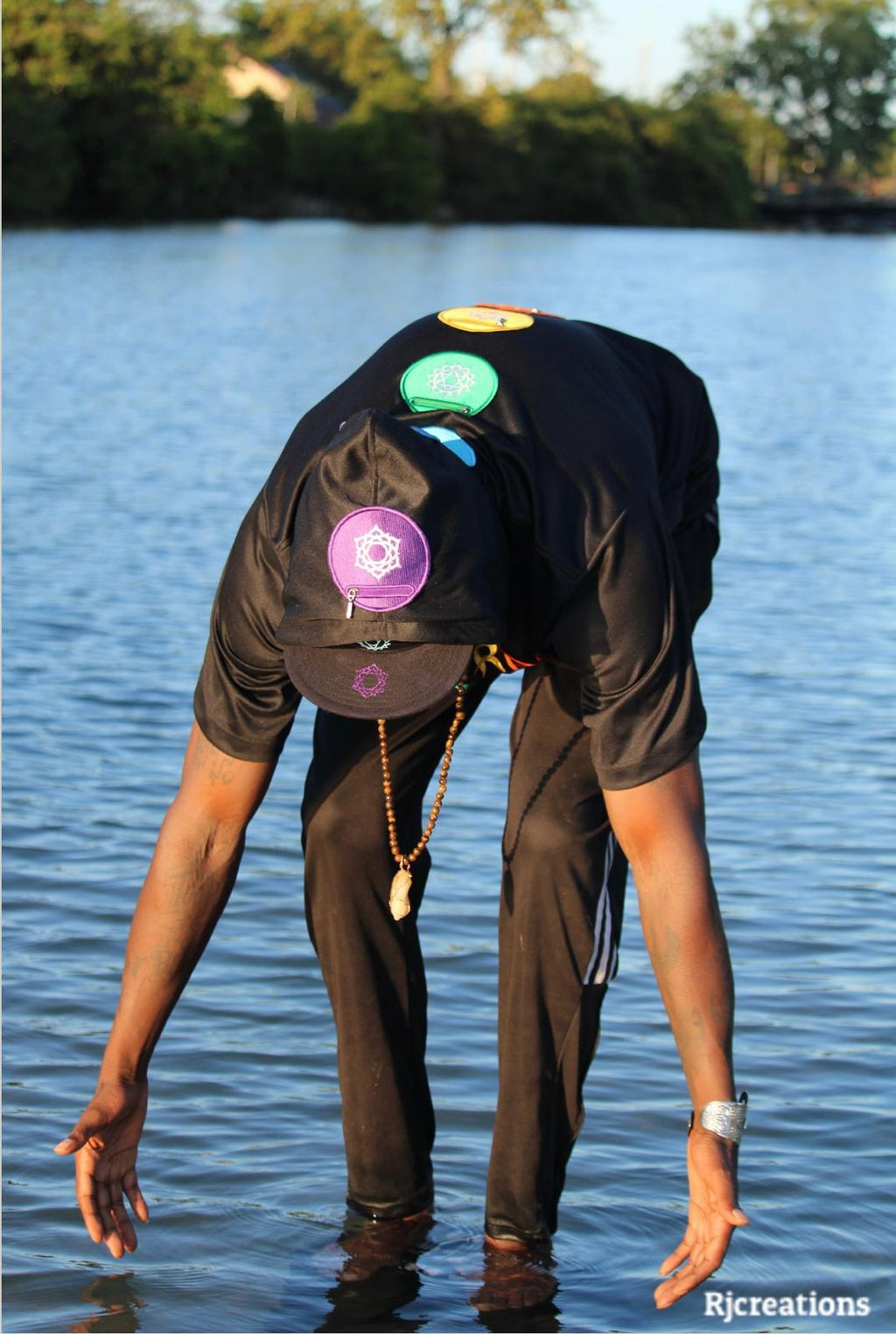 The Selflextion Short Sleeve Chakra Hoodie